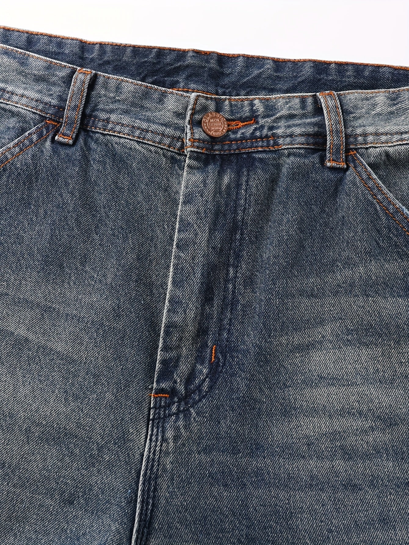 Men'S American Workwear Carpenter Jeans Vintage Utility Streetwear Loose Fit Wide Leg Denim Trousers Y2K Retro Pants Cargo Jeans